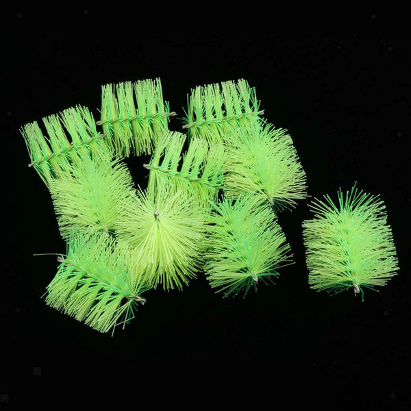 Plastic Aquarium Filter Pump Hose Brush   Tank Clean Tools 10 Pack