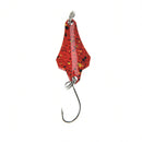 2.8cm3g metal fishinglure fishing lure spoon bait sequin paillette single hook3C