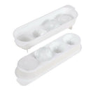 4 Cravity Round Ice Ball Maker Sphere Tray Plastic Mold Cube Summer Ice Mold Kw