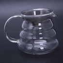 V60 Pour Over Glass Range Coffee Server Carafe Drip Coffee Pot Coffee Kettl