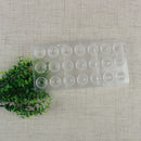 Clear Hard Chocolate Maker Polycarbonate DIY 21 Half Ball Candy Mold Mini M H8R1