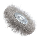 2Pcs Wire Flat Brush, Coarse Crimped with 1/4-Inch Shank Excellent for