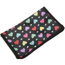 Cute Colorful Love Heart Polyester Comestic Makeup Storage Travel Bath Orga