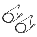 4x Stretchable Kayak Paddle Leash Safety Lanyard Bungee Cord With Snap Hook