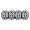 Home Safe Cake Mould 4 Cavity Massage Bar Silicone Mold For Pudding Soap Gift