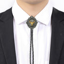 Western Cowboy  Cow Head Bolo Tie Rodeo Necktie Bolas Tie