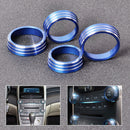 4 Aluminum Alloy Air-Conditioning Switch Trim fit for Chevrolet Malibu 2014 2015