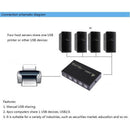 Metal Usb 2.0 4 Ports Share Switch Switcher Selector Box Hub Sharing Switch
