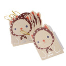 160pcs Cartoon Animal Theme Paper Hanging Message Card Wish Card Party Favor