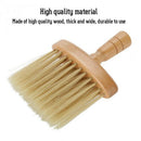 2Pcs Neck Face Duster Brush Salon Hair Cleaning Wooden Sweep Brush Hair Cut