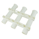 3 Tubes Outdoor Boat Rod Holder Nylon Plastic Fishing Pole Support Bracket A
