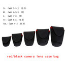 5pcs Neoprene DSLR Camera Lens SoftProtector Pouch BagCase Set S M L XL XXL