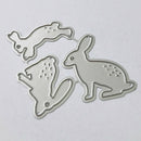 Happy Easter Rabbit Metal Cutting Dies Stencils For Scrapbooking Photo Al WS Gw