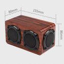 Wireless Bluetooth Speaker Wood Subwoofer Audio Bluetooth Speaker Hi-Fi Fm