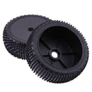4PCS RC 1:8 Off Road Car Buggy Rubber Tires & Plastic Wheel Rims HUB HEX 17