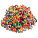 600 Pcs Mixed Plastic Pony Beads 9mm x 6mm(3/8" x 2/8") J4W3