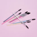 1Pc Beads Handle Makeup Eyelash Brush Spiral Wands Mascara Applicator MakeBX