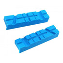 Blue Universal Multi-groove Bench Vise Soft Jaw Pad Vise Protection Strips