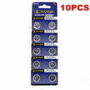 Cell Battery Alkaline Button AG13 Coin LR44 SR44 L1154 357 A76 For Watches New.