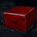 Single Wooden Watch Box Wine Red Watch Storage Box Gift Box Display Cabinet S3T3
