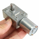 Reversible High Torque Turbo Worm Geared Motor DC 12V Reduction Motor, 2RPM