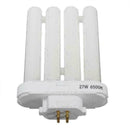 27W 6500K Quad Tube Energy Saving Compact Fluorescent Lamp Light Bulb X1J0 O3Z6