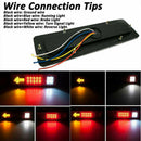 2PCS 12V 19-LED Auto Truck Rear Tail Reverse Light Brake Lamp WaterproofB.kz