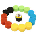 16Pcs 2" Car Round Flat Sponge Waxing Polishing Pad Buffing Polisher Set