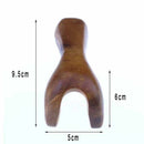 fragrant wood facial nose gua sha tool acupoint massage hand roller spa massagME