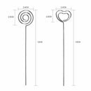 60 Pieces Metal Wires Memo Clip Note Card Holders Table Number Clip Photo S L3C9