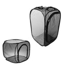 2x Foldable Insect and Butterfly Habitat Net Terrarium Breeding Cage Black
