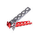 Camping Anti-Scald Pot Pan Bowl Gripper Outdoor Handle Holder Clip (Red)