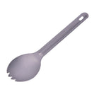 Outdoor Titanium Spork Long Handle Spoon Fork Portable Spork Cutlery3cD Gw