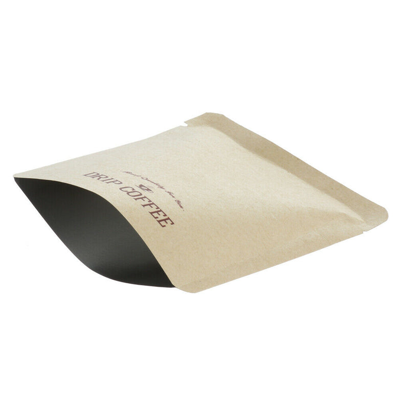 100Pcs Ear-Hanging Coffee Bags and Kraft Paper filter Bags Aluminum Foil Bag