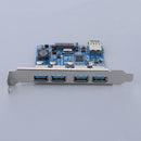 PCI-E to 4 Ports USB 3.0 Expansion Card, Interface USB 3.0 4-Port Express Card