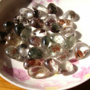 Natural Ghost lifelike Quartz Clear Crystal Gems Specimen Healing Pendant TOP!