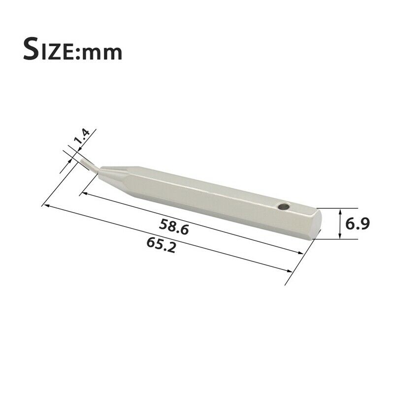 5PCS Violin Chin Rest Shaft Screwdriver Screw Stainless Steel Mini Wrench T