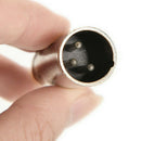 3 Pin XLR Plug Male to RCA Female Audio Adapter Connector Microphone Amplif BX