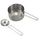 Kitchen Baking Cooking Stainless Steel Measuring Spoon Cup 8 in 1 Set