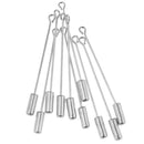 20Pcs Metal Stick Pin, Brooch Safety Pins Long Needle Eye Pin for Suit Tie Hat