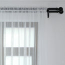 2 Piece Net Voile Window Curtain Panel for Bedroom