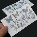 2Pcs Fashion Butterfly Design Temporary Tattoo Stickers Body Beauty Art Pa OYJ