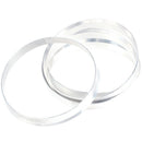 4 x Universal Aluminum Hub Centric Ring Wheel Spacer Set 74.1mm O/D 72.6mm  K7O1