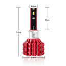 H1 X9 2Pcs Car LED Headlight Bulbs 6000K 36W 1800LM LED Headlamp Fog Light