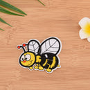 bee embroidered sew iron on patches set badge bag fabric applique craft DIY  Z