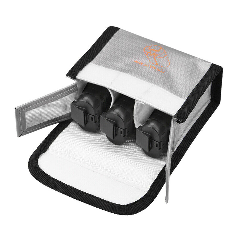 3 Battery Pack Storage Bag Explosion-Proof Pouch for DJI Mavic Mini