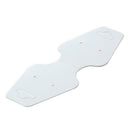 200 White Earring Bracelet Necklace Display Hanger Cards Hanging Packaging