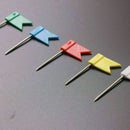 Flag Marker Shape Map Pins Cork Notice Board Push Pin Home Office