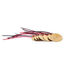 12pcs Piezoelectric Piezos Amplifiers Discs Leads For Cigar Box Guitar Pickup