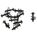 Motor CNC M6 Fairing Bolts Kit Fastener Clips Washes Screws Nuts Black